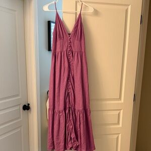 Abercrombie & Fitch Purple Maxi Dress